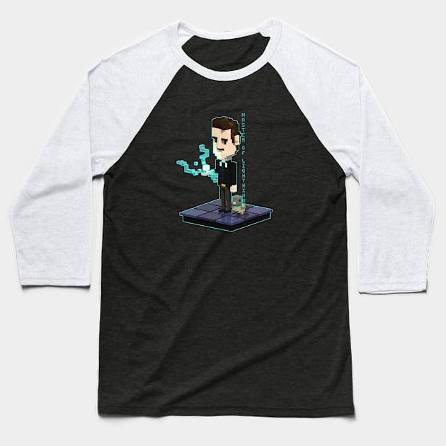The Master of Lightning Baseball T-Shirt by SW